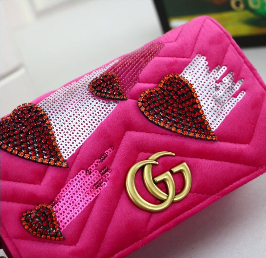 G*ucci Bag Top Qualit 18*10*5CM