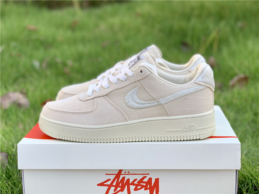 from Stussy x Nike Air Force 1 Low βFossil Stoneβ