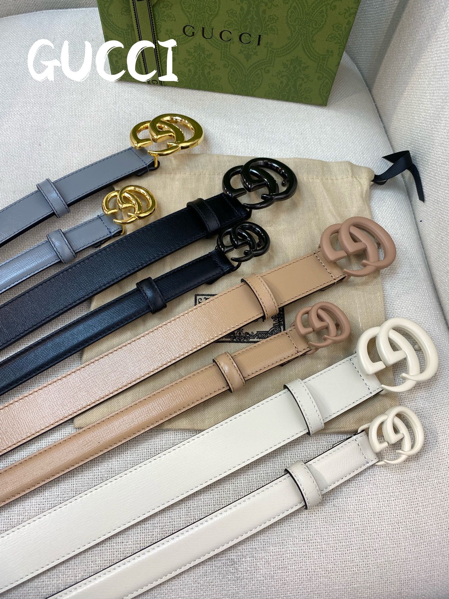 G*ucci Belts Top Quality 30MM