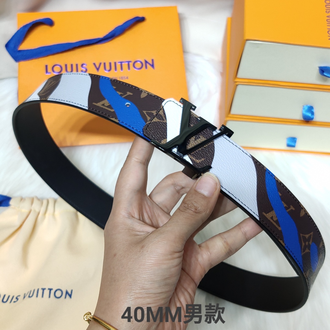 L*ouis V*uitton Belts Top Quality 40MM