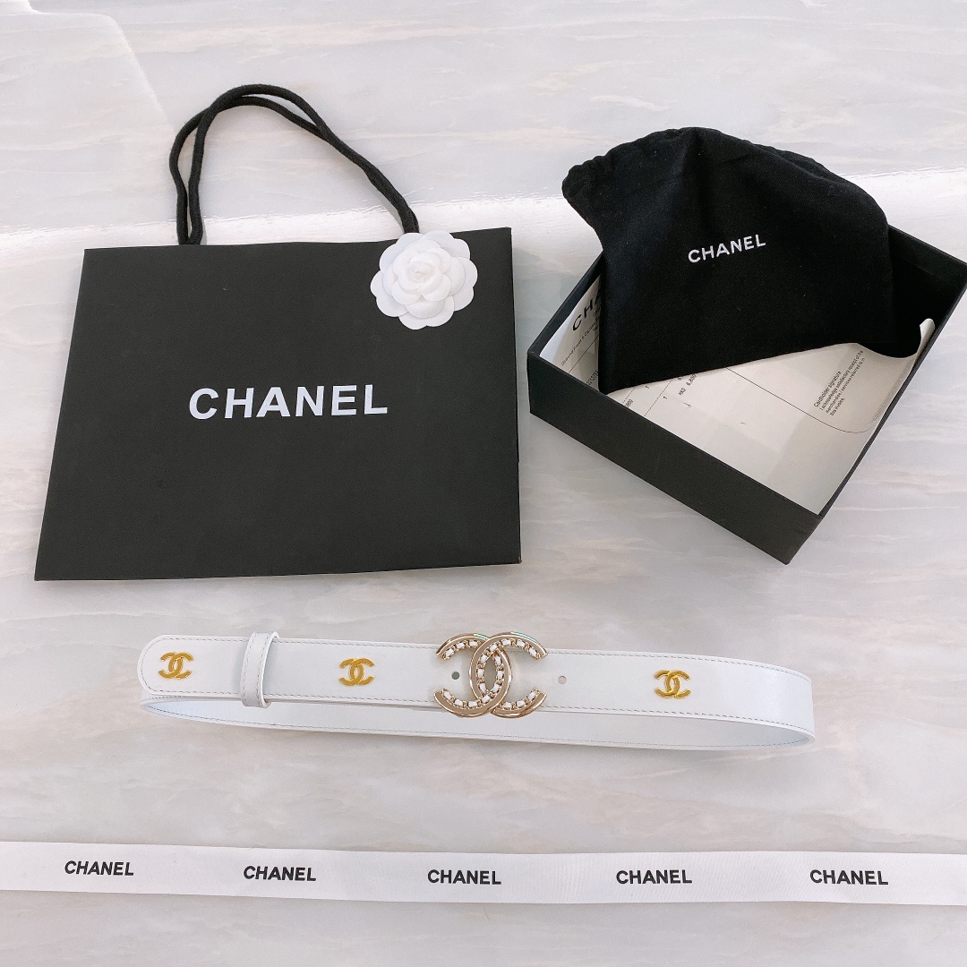 C*hanel Belts Top Quality 30MM
