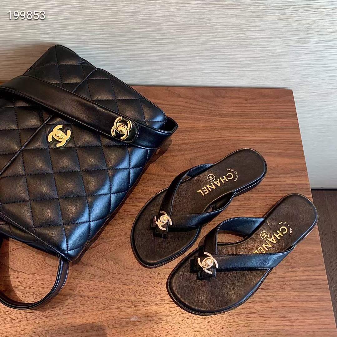 Women C*hanel Top Sandals