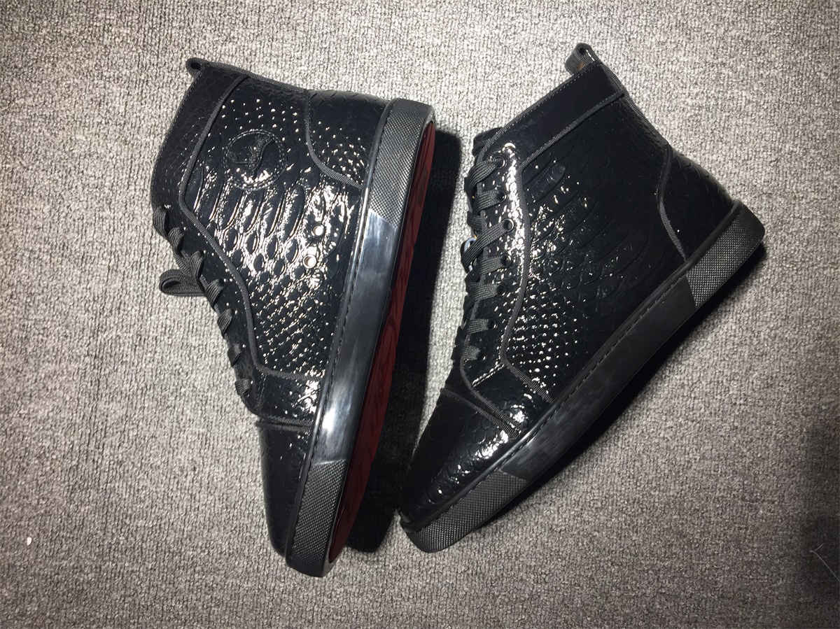 C*ristian L*uboutin Python Sneaker