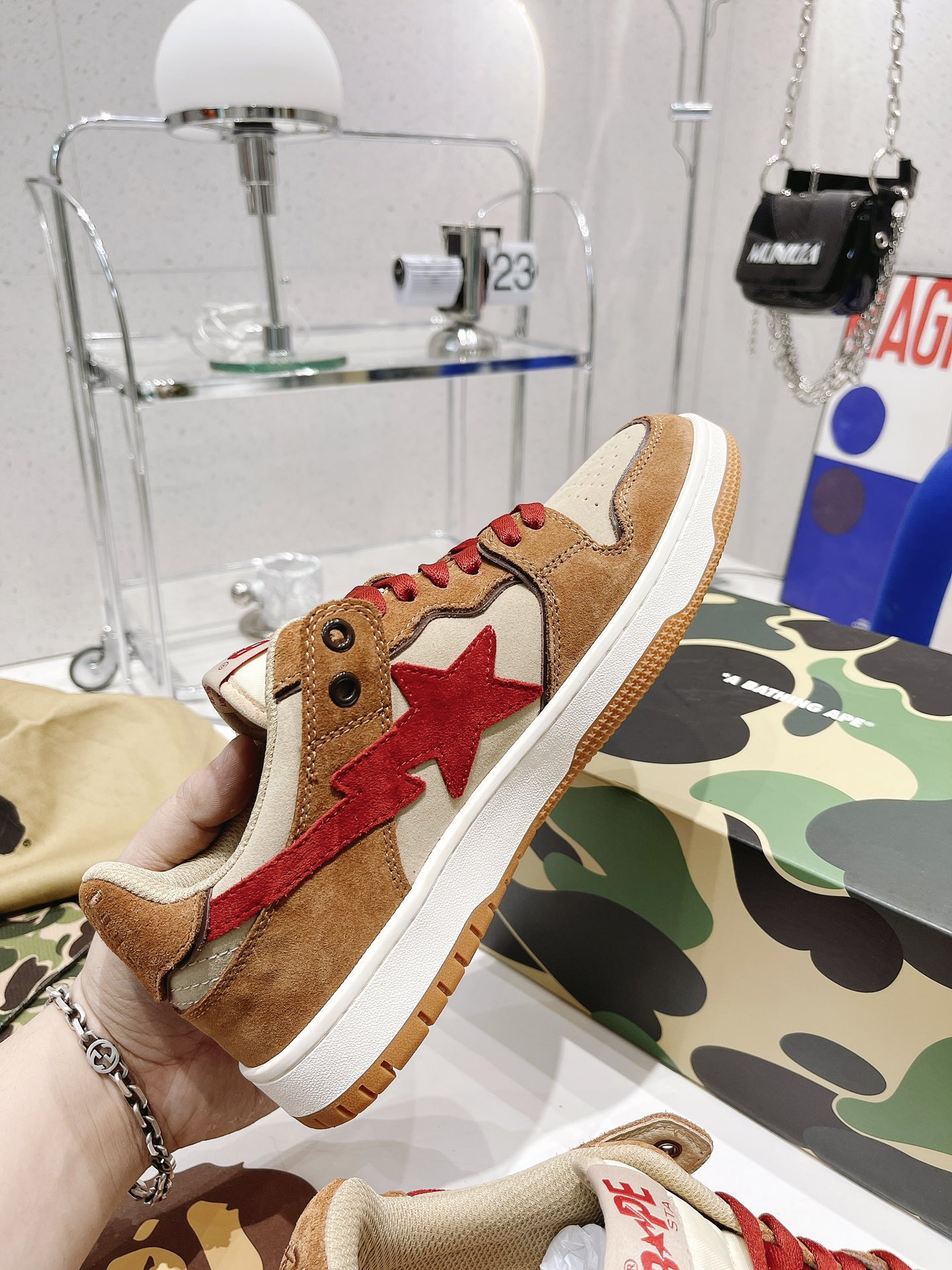 Men Women B*ape Top Sneaker