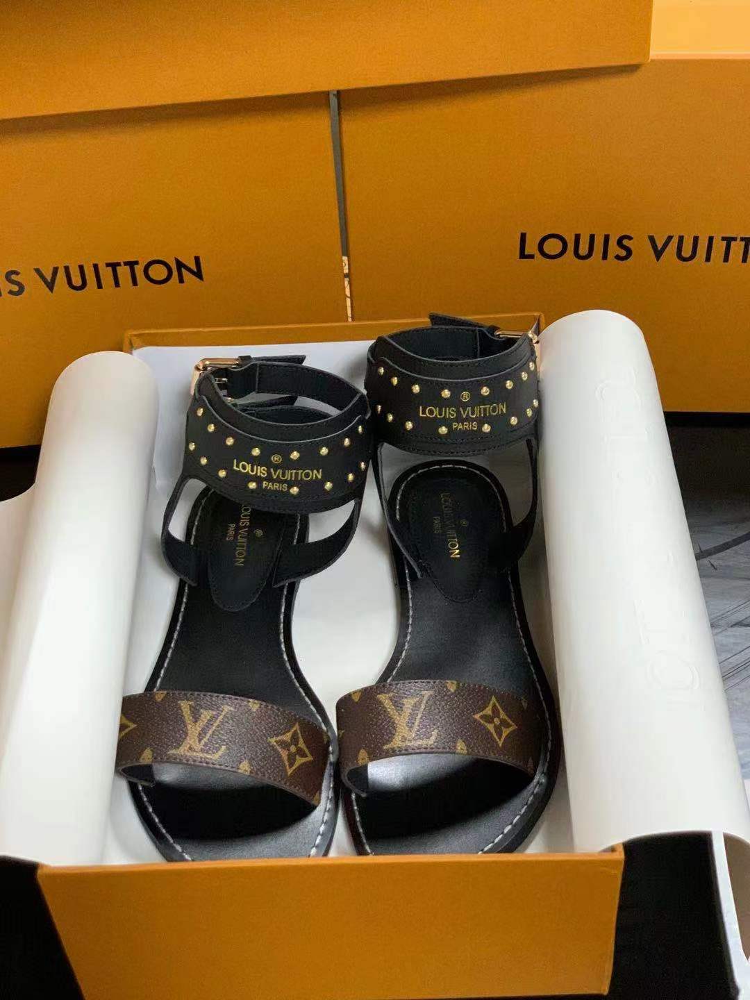 Women L*ouis V*uitton Top Slippers