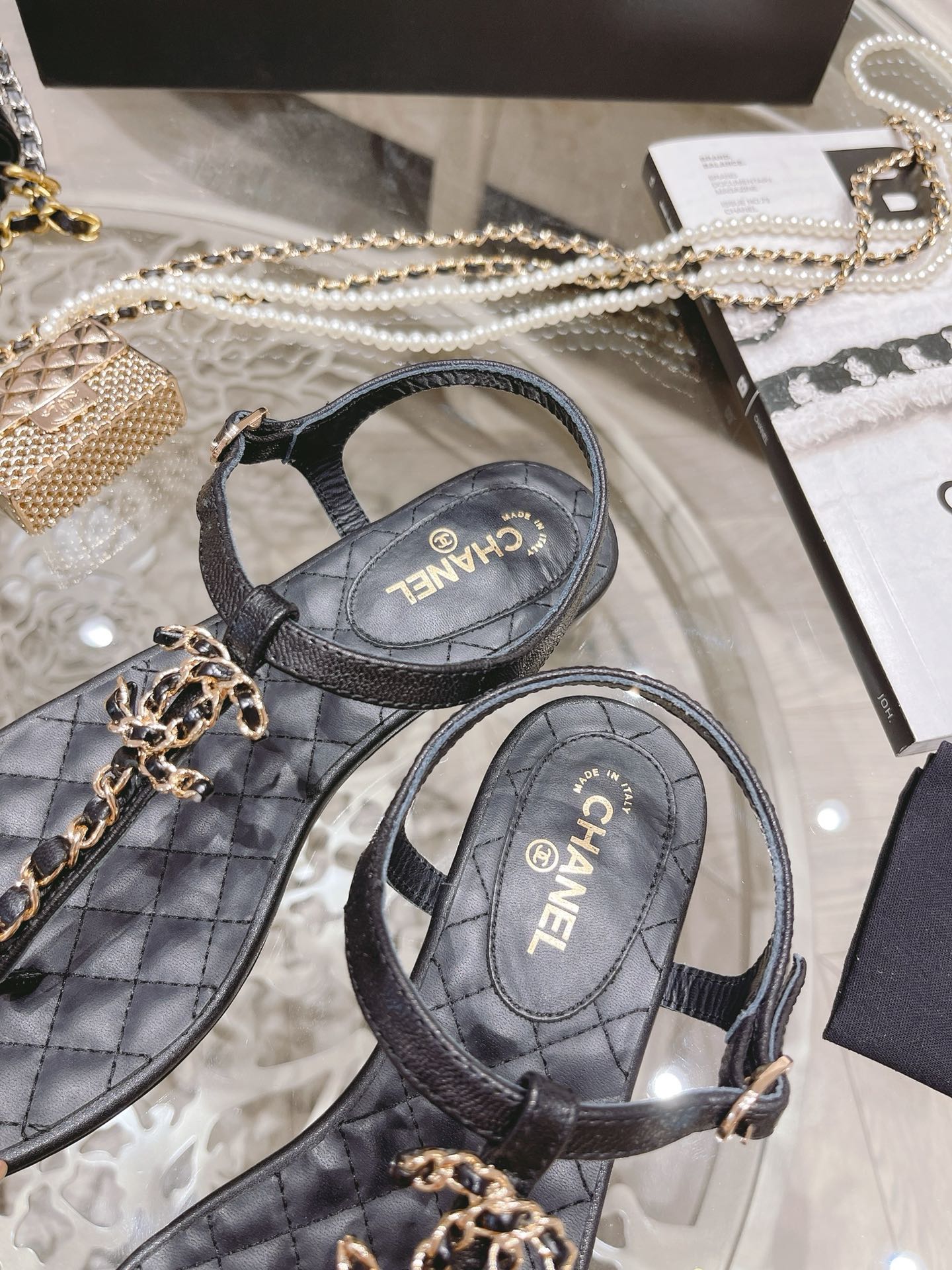 Women C*hanel Top Sandals