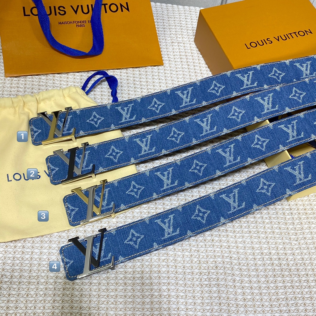 L*ouis V*uitton Belts Top Quality 40MM