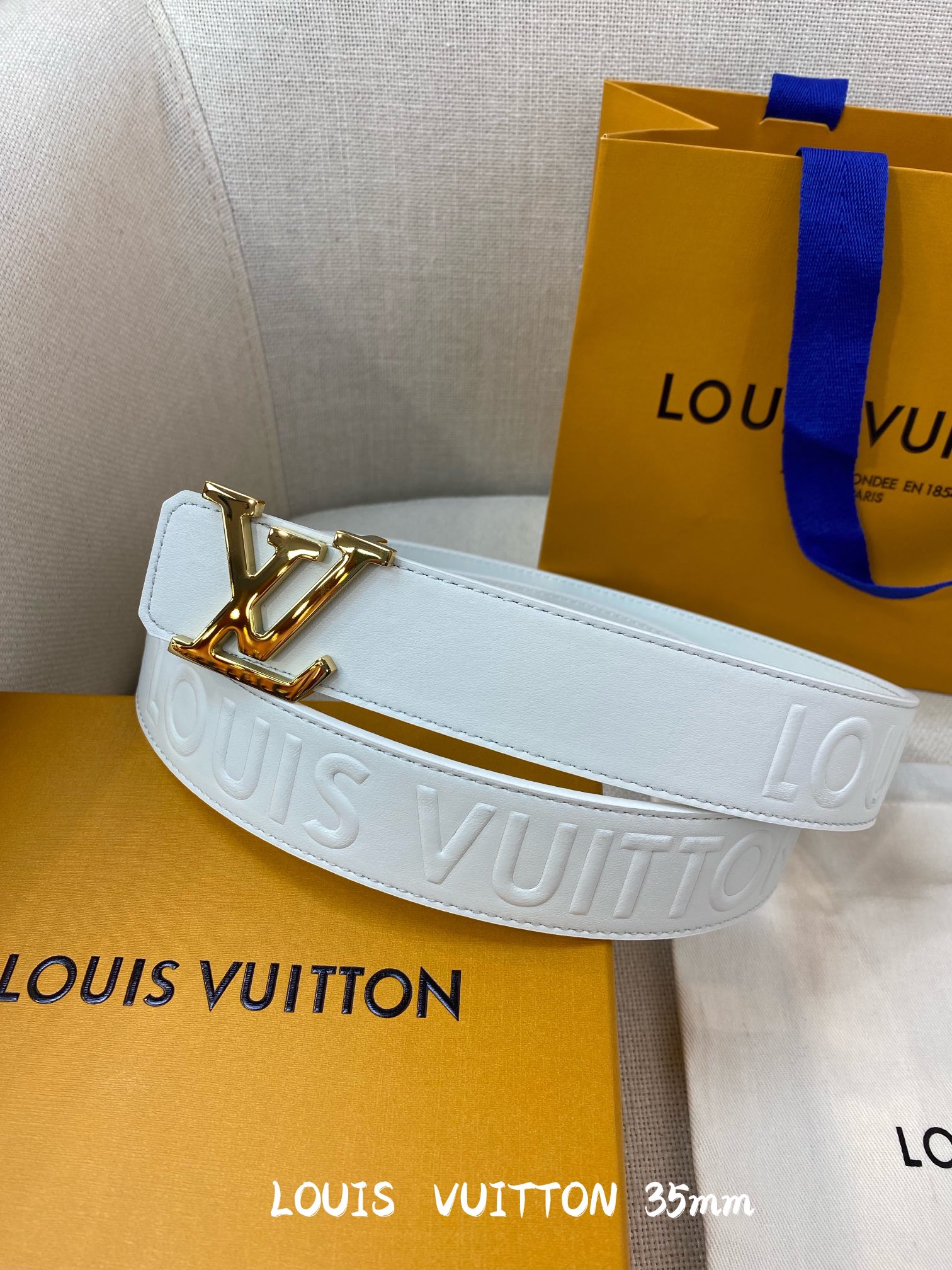 L*ouis V*uitton Belts Top Quality 35MM