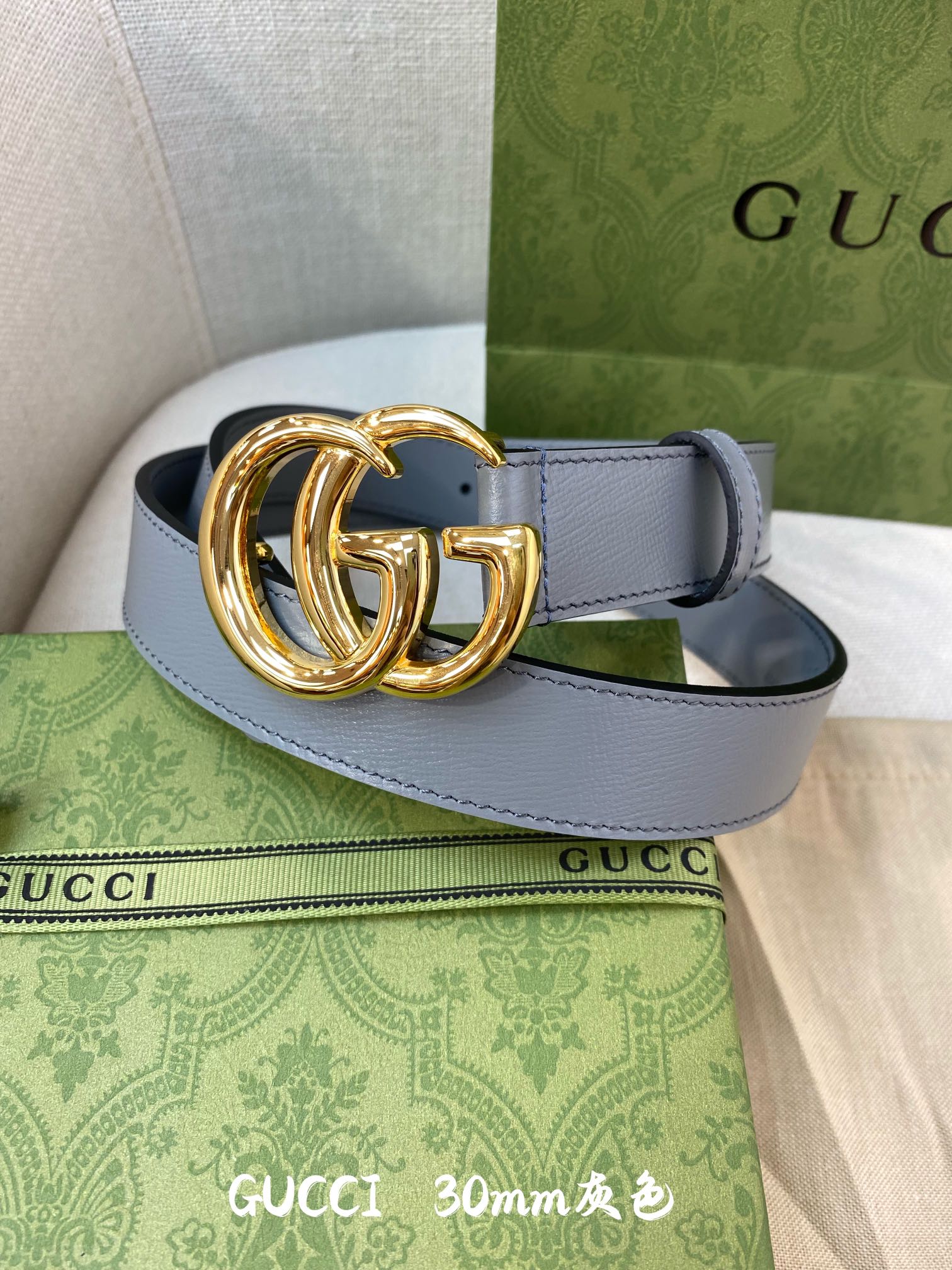 G*ucci Belts Top Quality 30MM