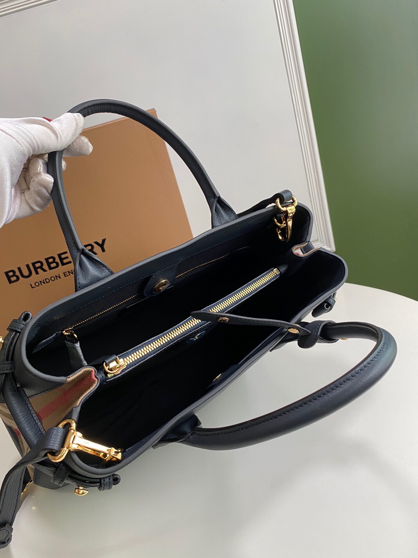 B*urberry Bag Top Quality 34 x 16 x 25cm