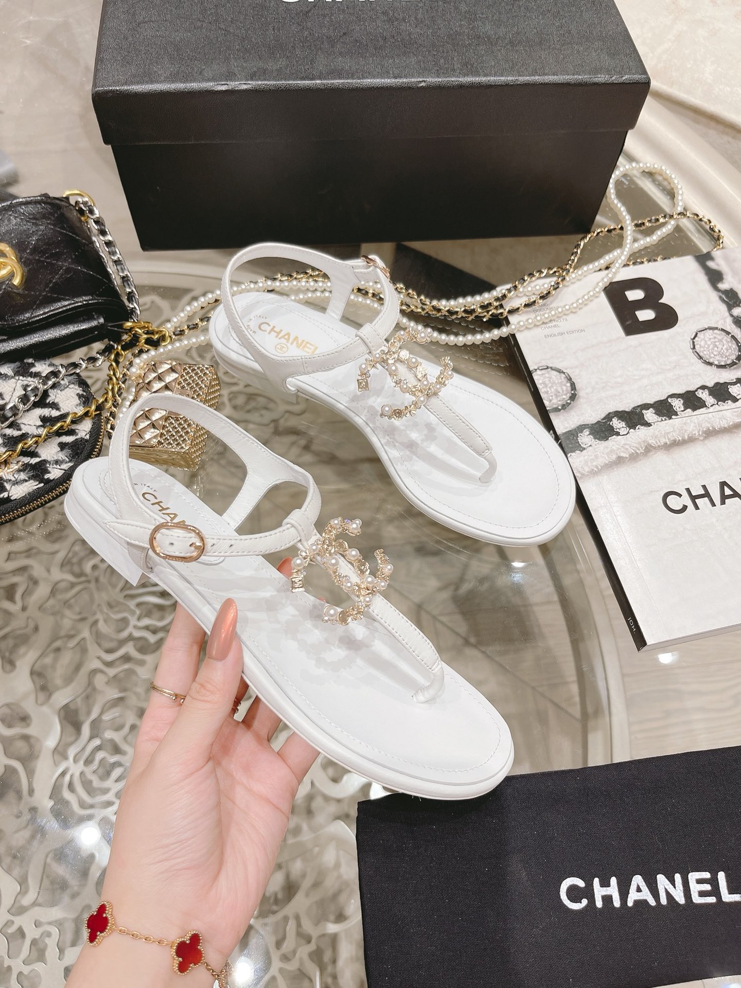 Women C*hanel Top Sandals