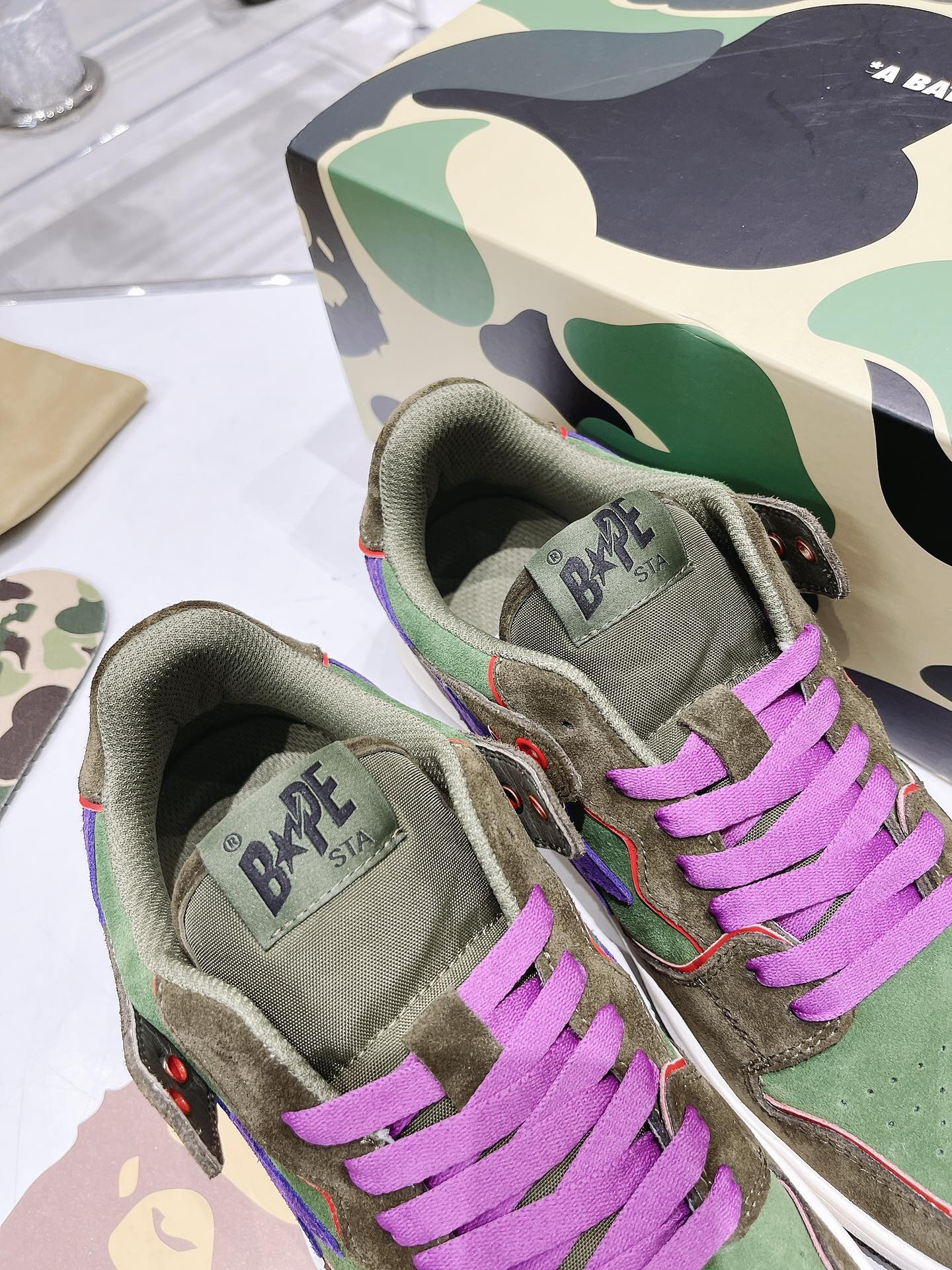 Men Women B*ape Top Sneaker