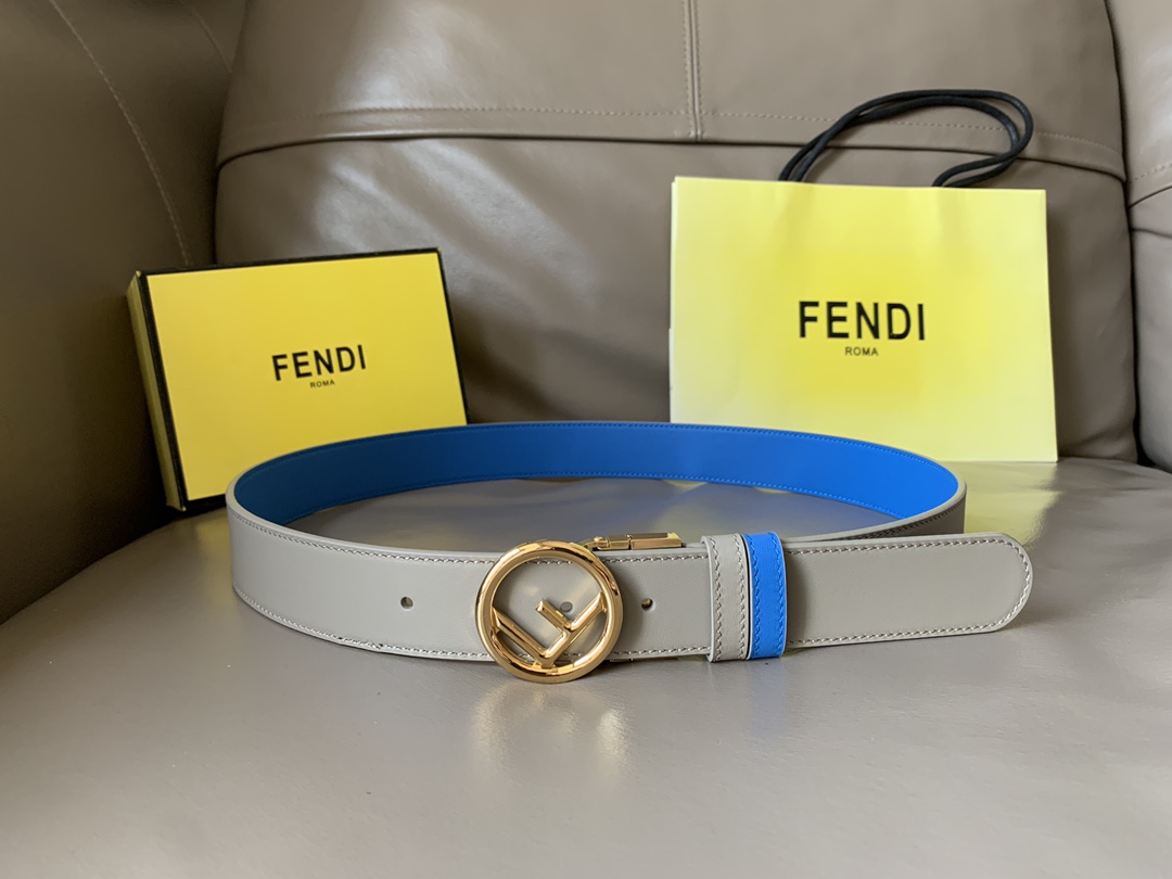 F*endi Belts Top Quality 34MM