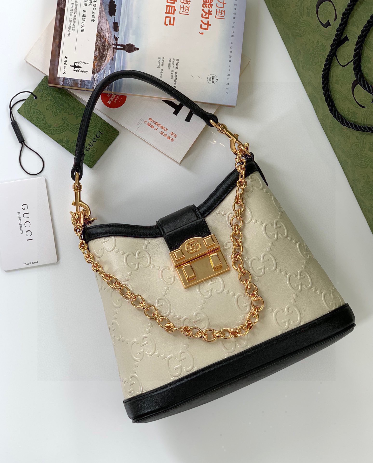 G*ucci Bag Top Quality 25*21*9CM