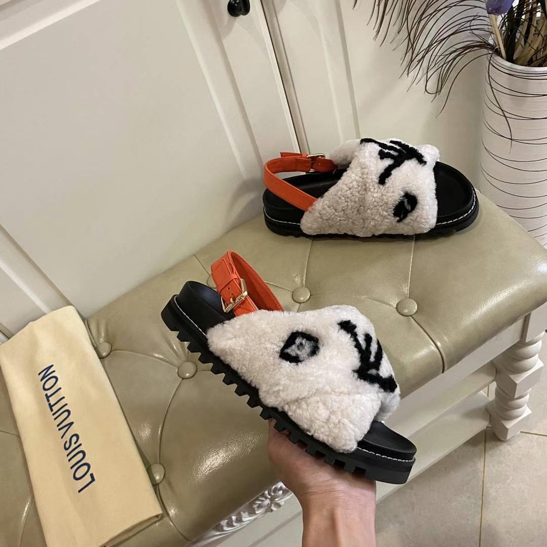 Women L*ouis V*uitton Top Slippers