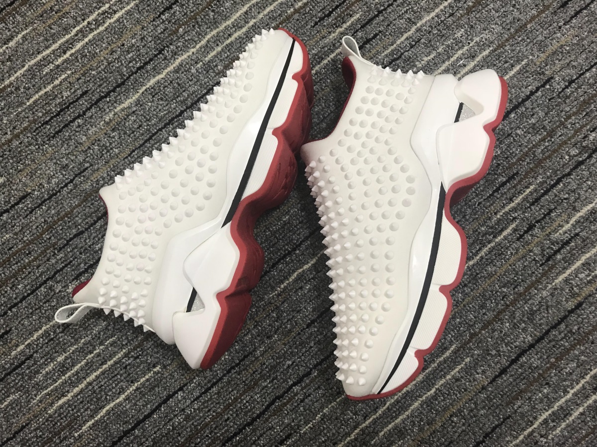 C*ristian L*uboutin Red Runner Sneaker