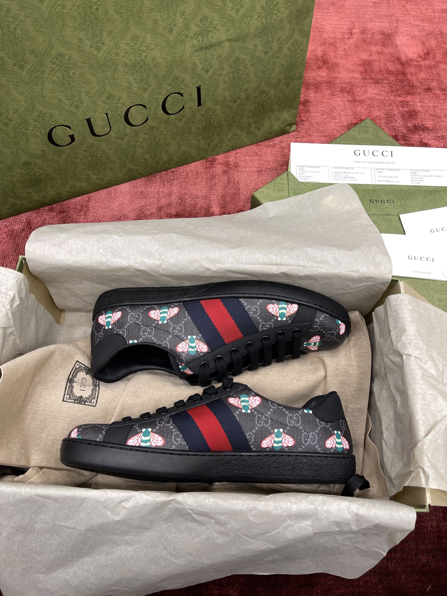 Men G*ucci Top Sneaker