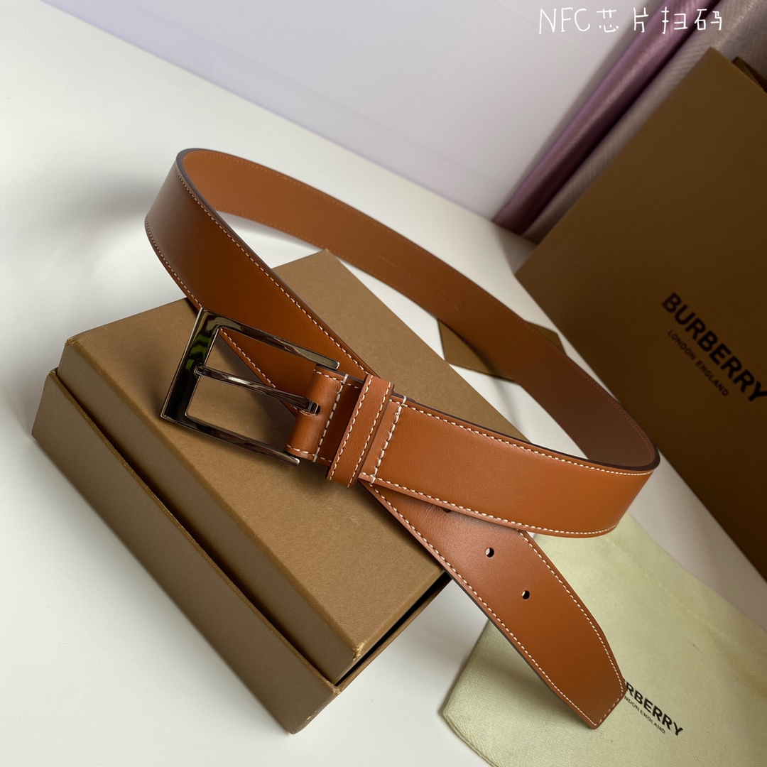 B*urberrry Belts Top Quality 35mm