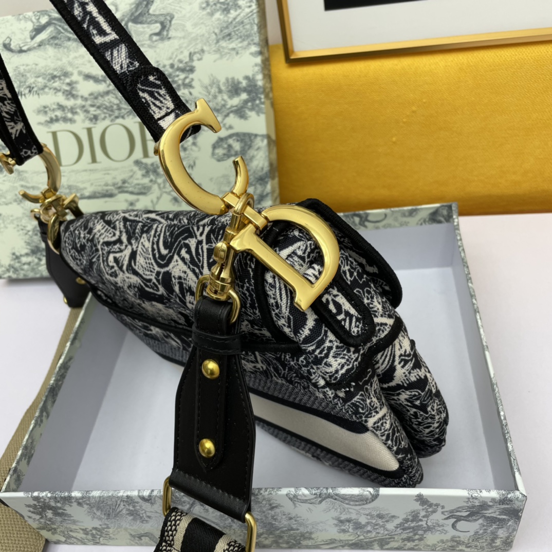 D*ior Top Bag 24*6*18cm