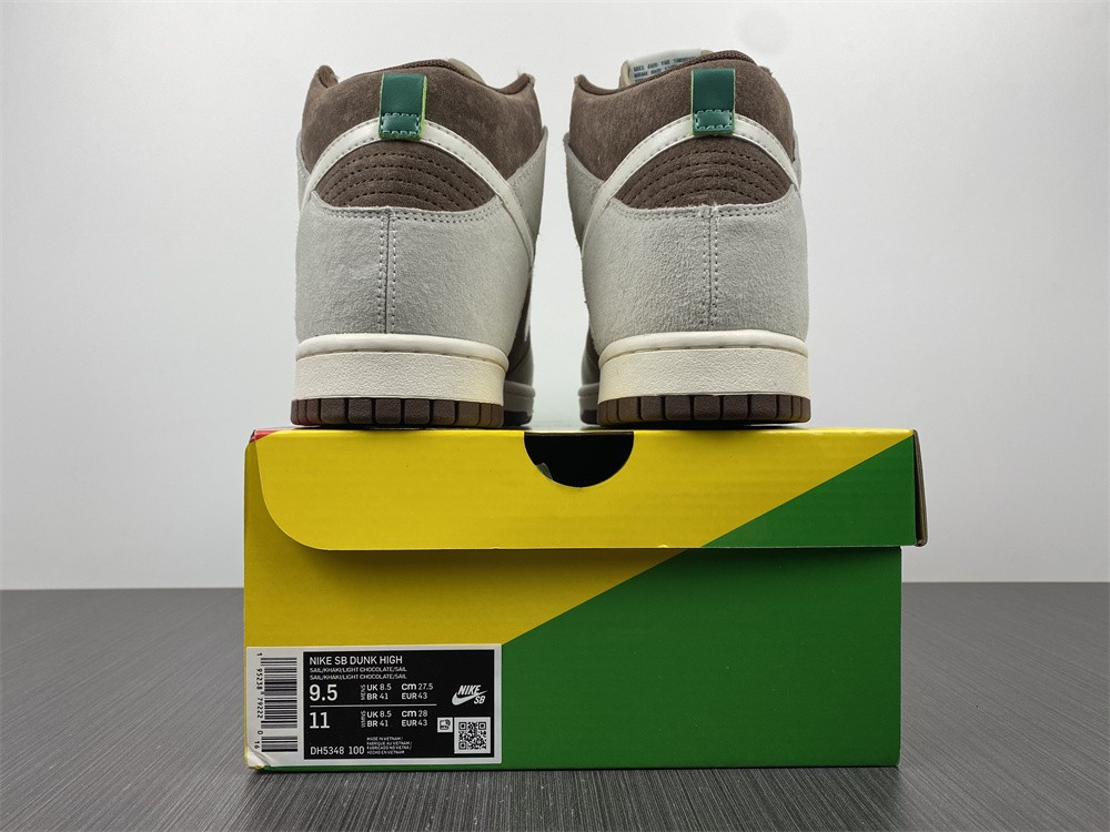 from Nike SB Dunk High Chocolate DH5348-100