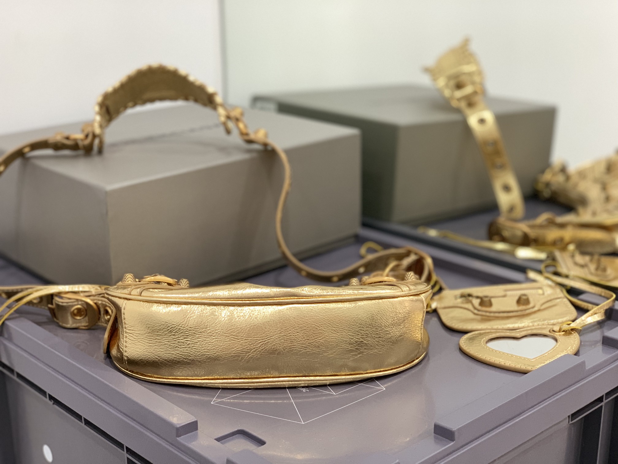 B*alenciaga Bag Top Quality 25x16x6.5CM