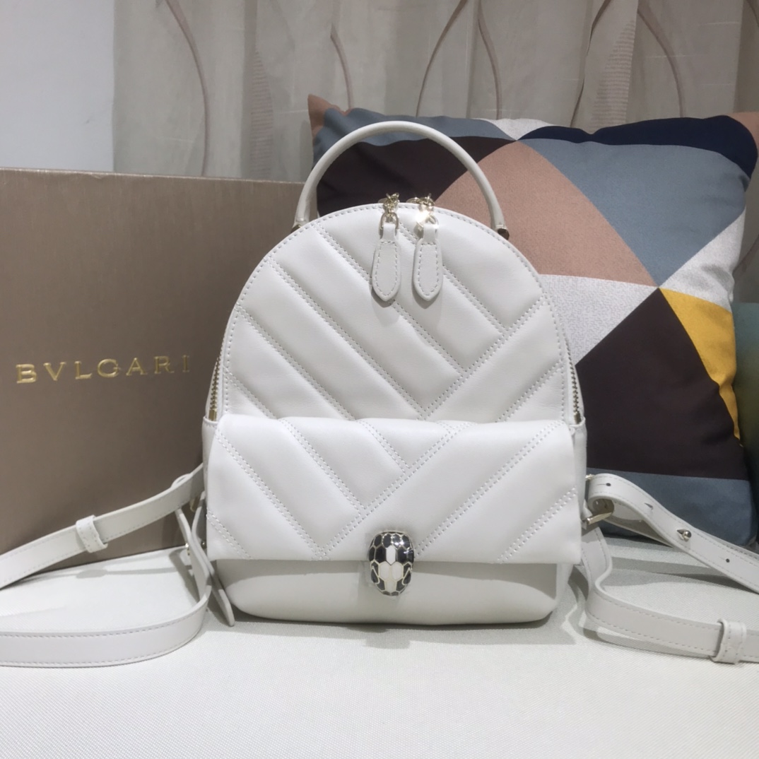 B*vlgari Top Bag 18 * 22 * 11cm