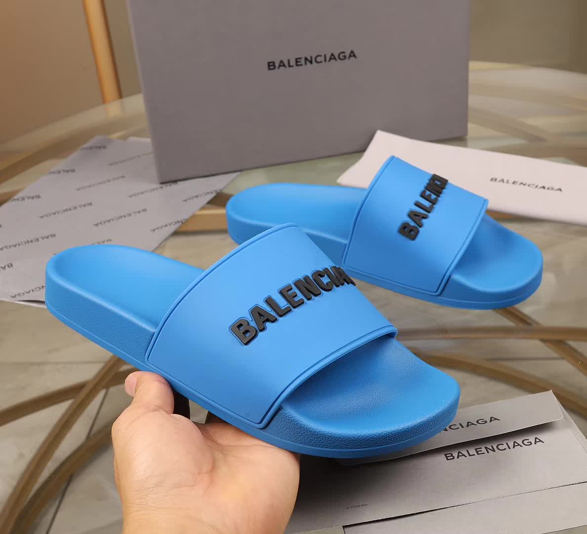 B*lenciaga Sandals