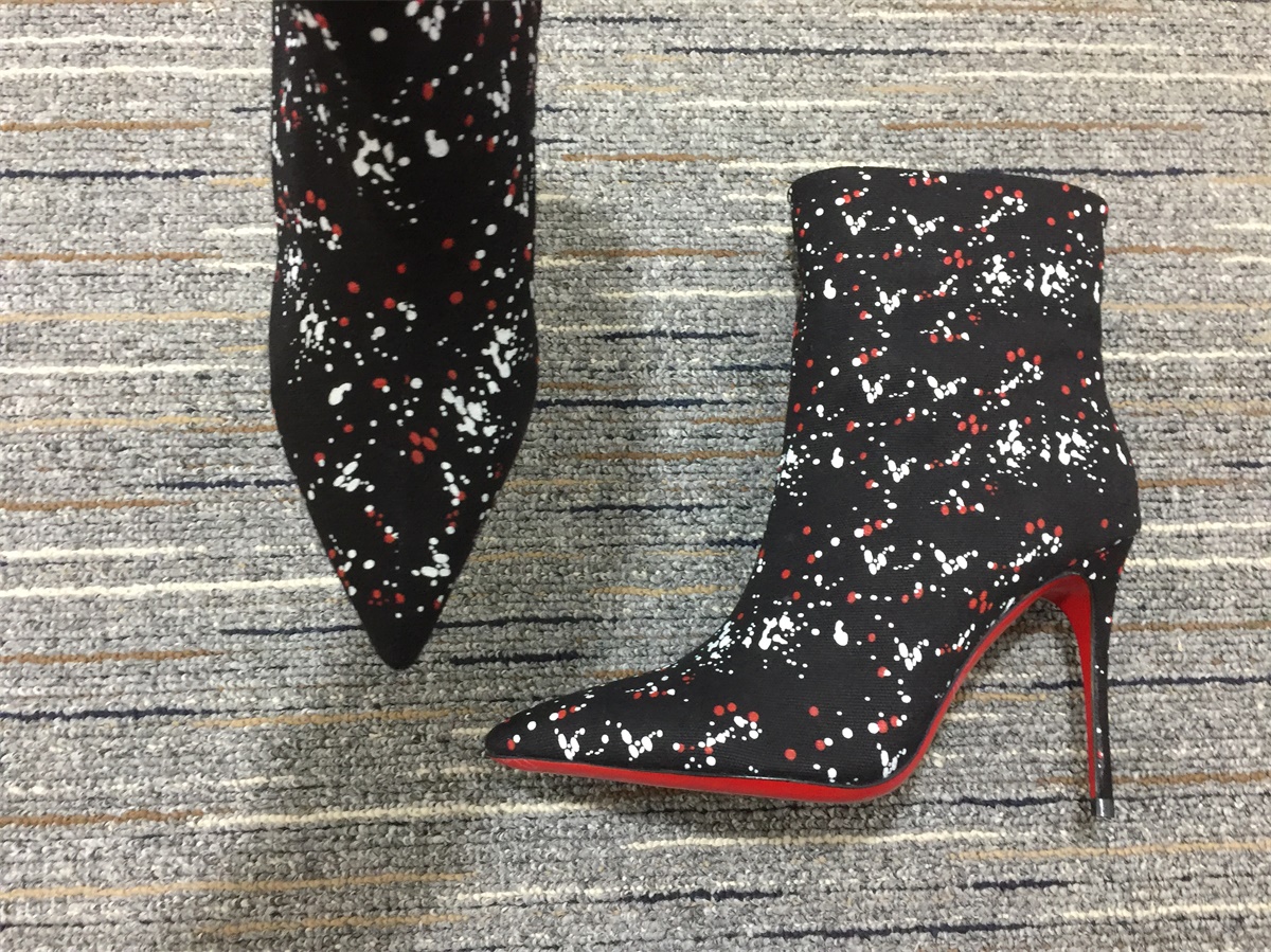 Women C*hristian L*ouboutin Top Boot