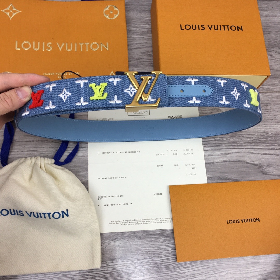 L*ouis V*uitton Belts Top Quality 35MM