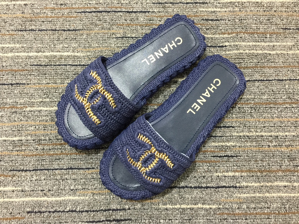 Women C*hanel Top Slippers