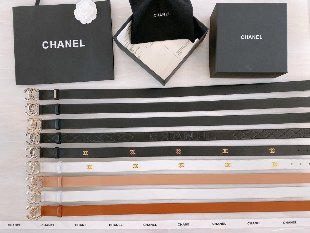 C*hanel Belts Top Quality 30MM