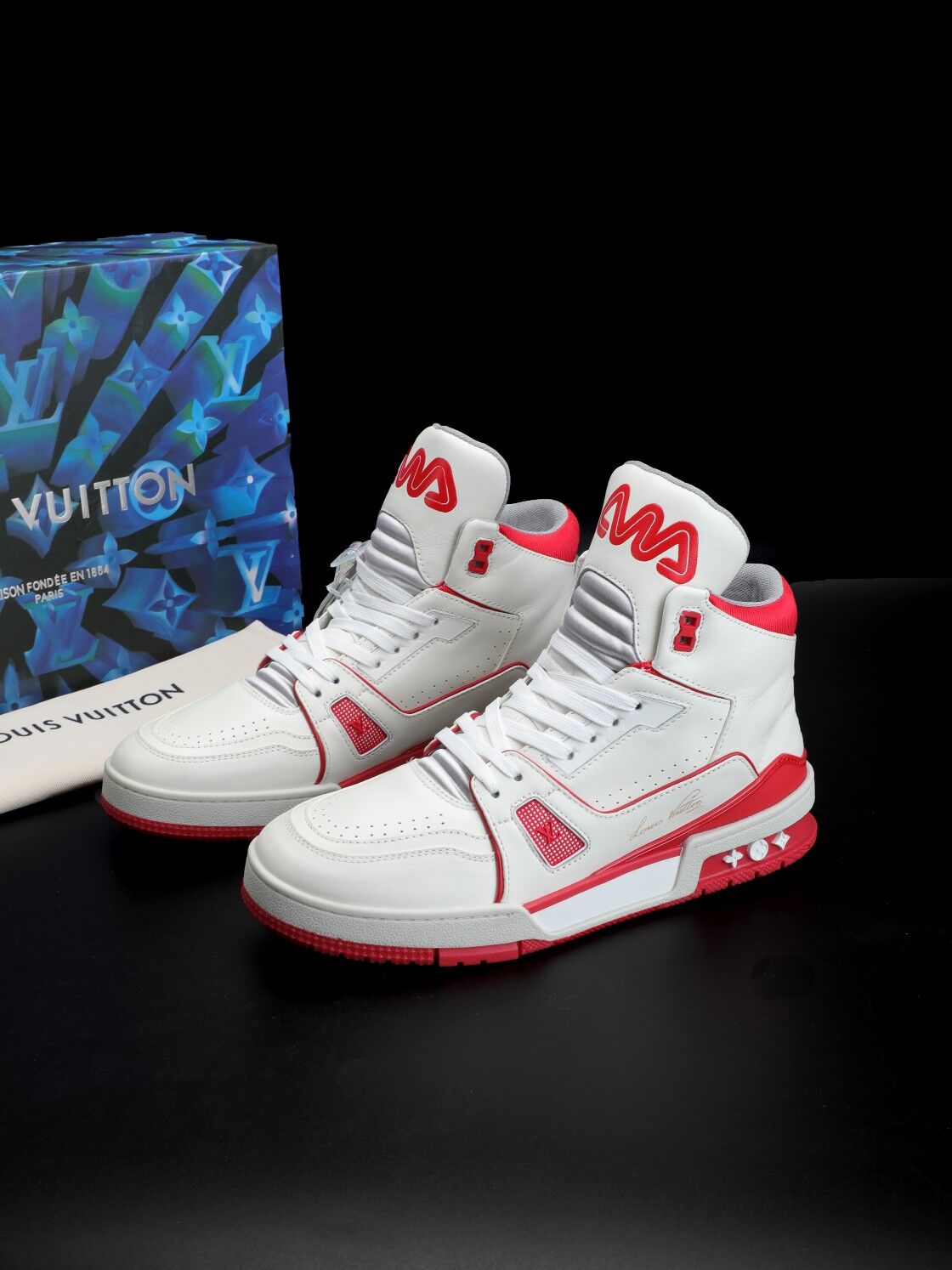 Men L*ouis V*uitton Top Sneakers