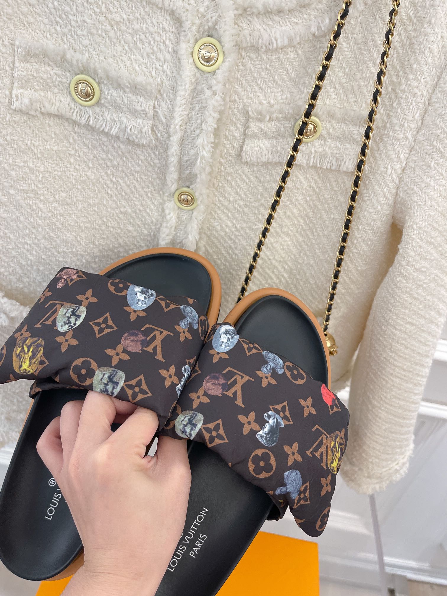 Men Women L*ouis V*uitton Top Sandals