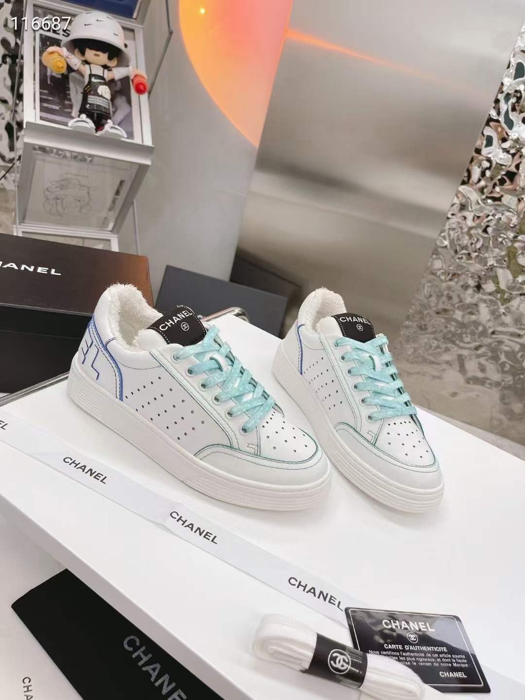 Men Women C*hanel Top Sneaker