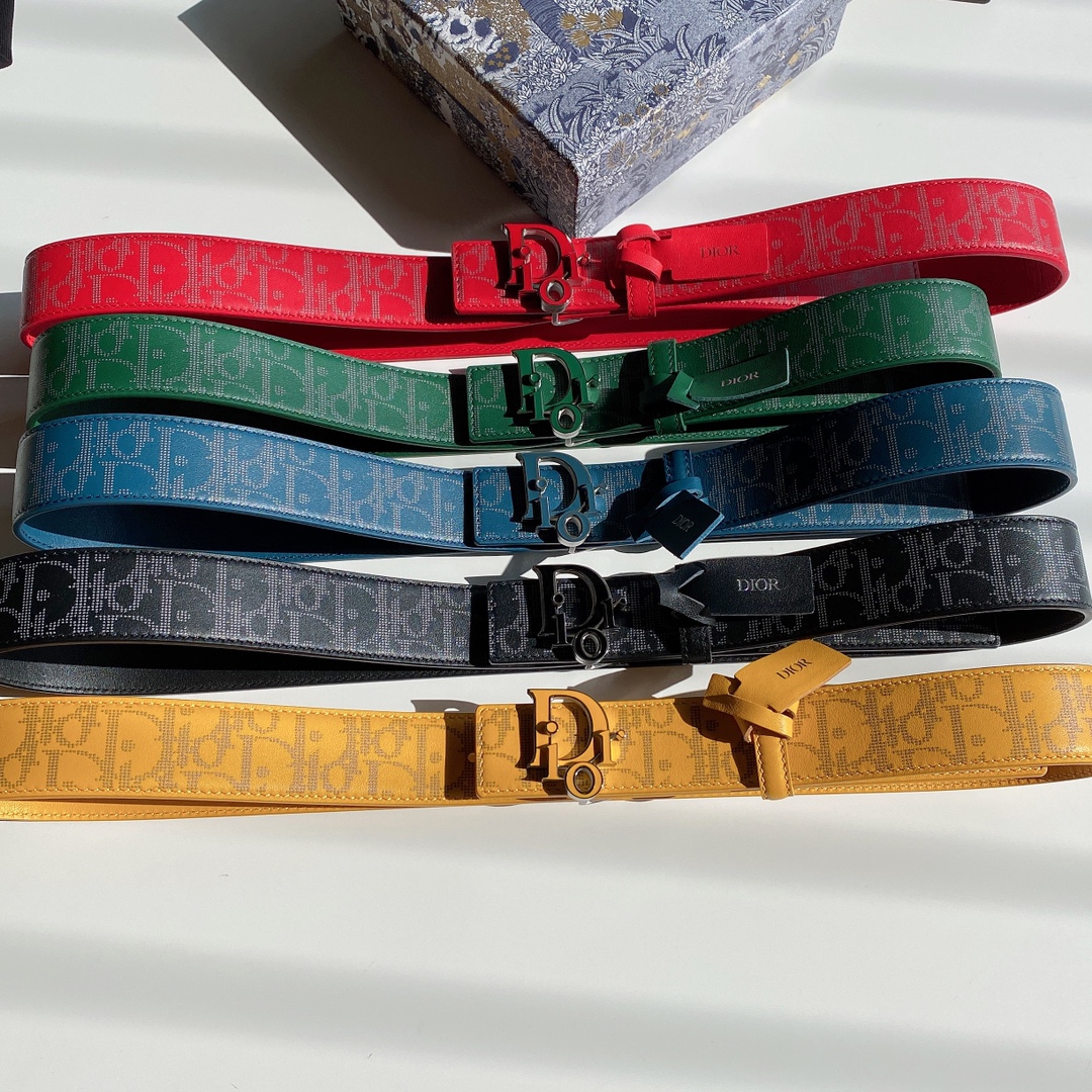 D*ior Belts Top Version 3.4cm