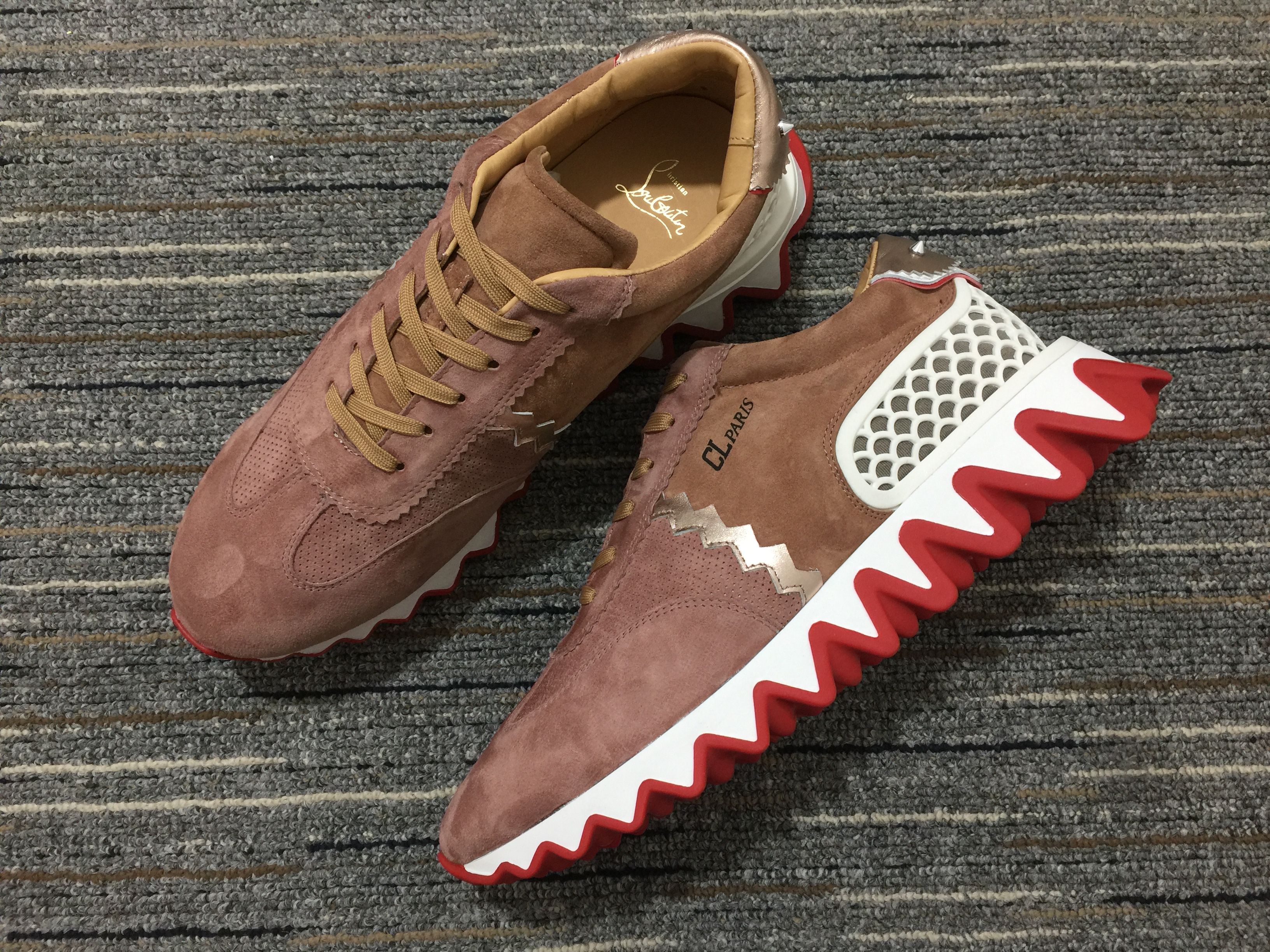 Men C*hristian L*ouboutin Aurelien Flat Top Sneakers