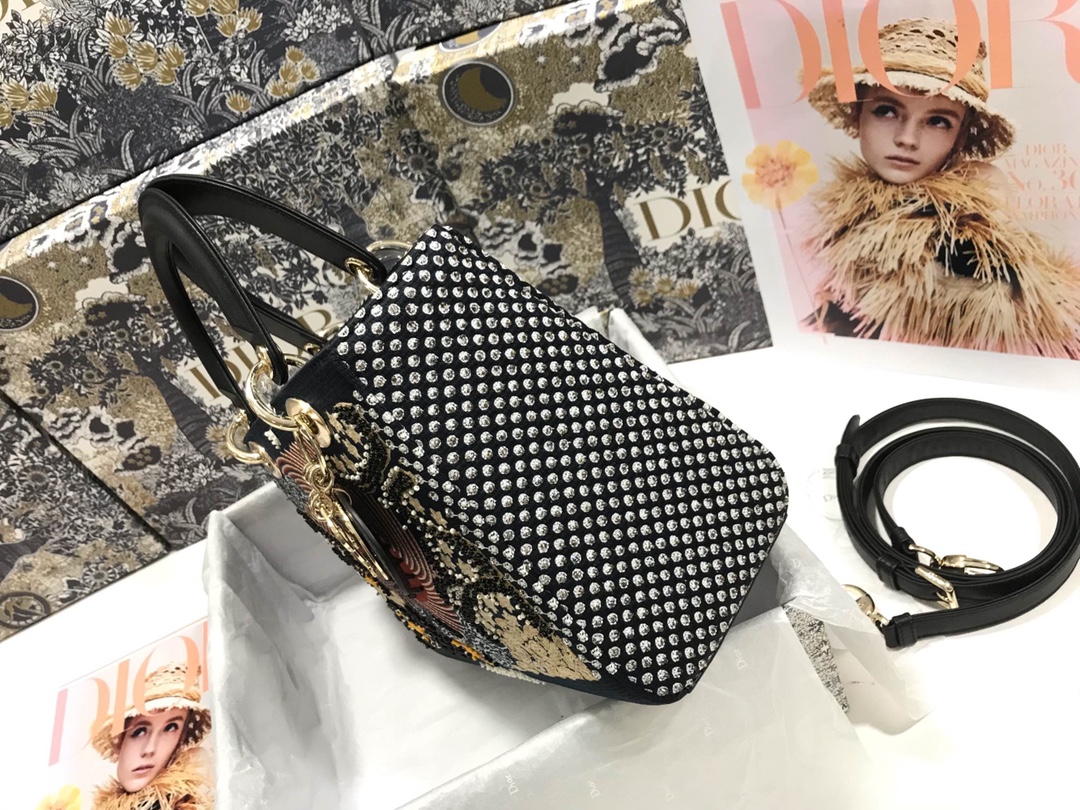 D*ior Top Bag 24*20*11cm