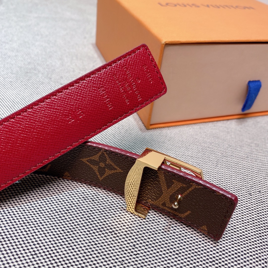L*ouis V*uitton Belts Top Quality 30MM