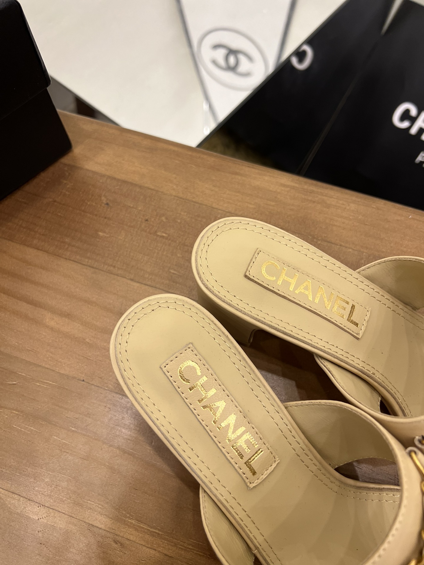 Women C*hanel Top Sandals