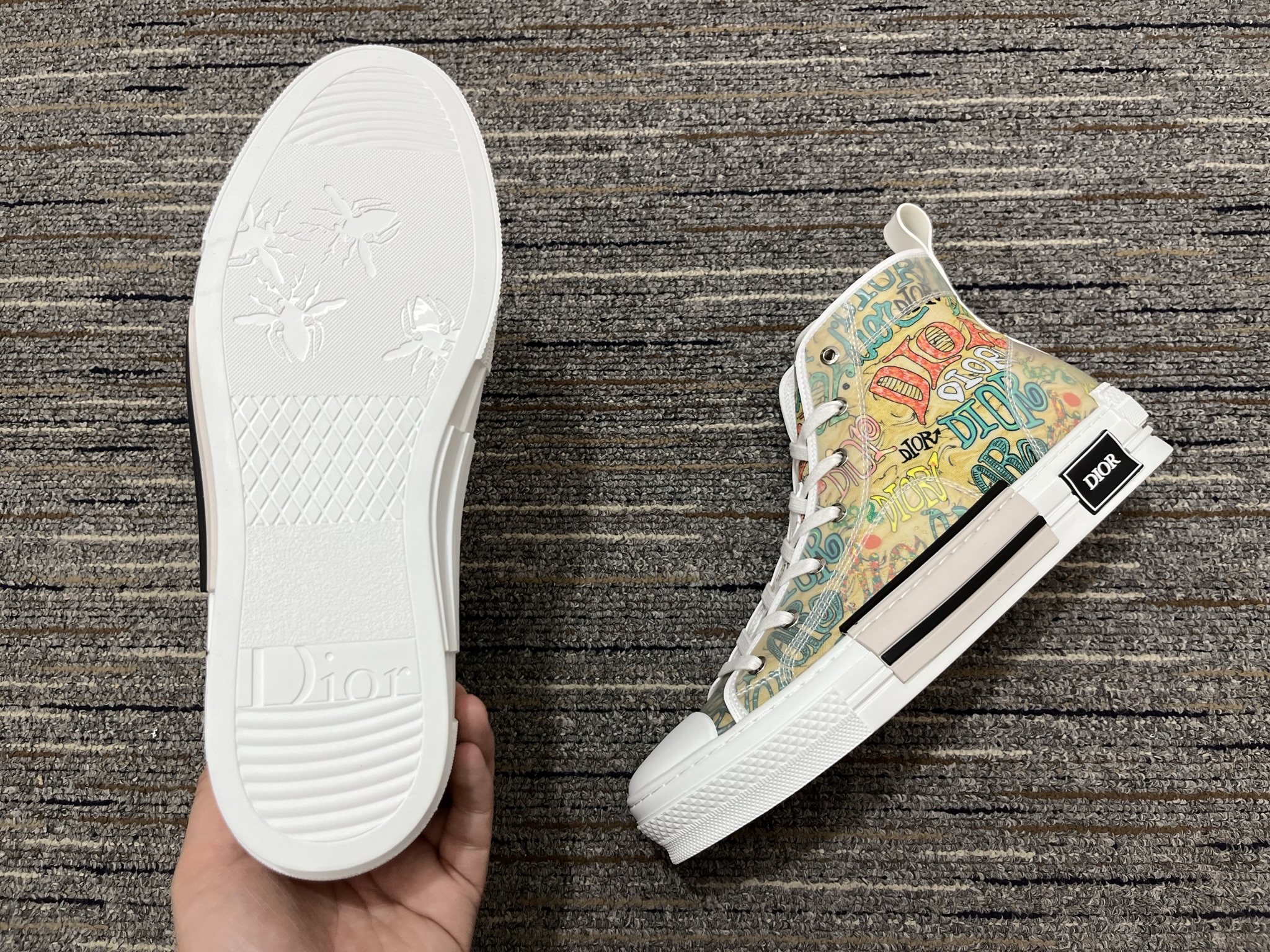 Men Women D*ior Top Sneakers