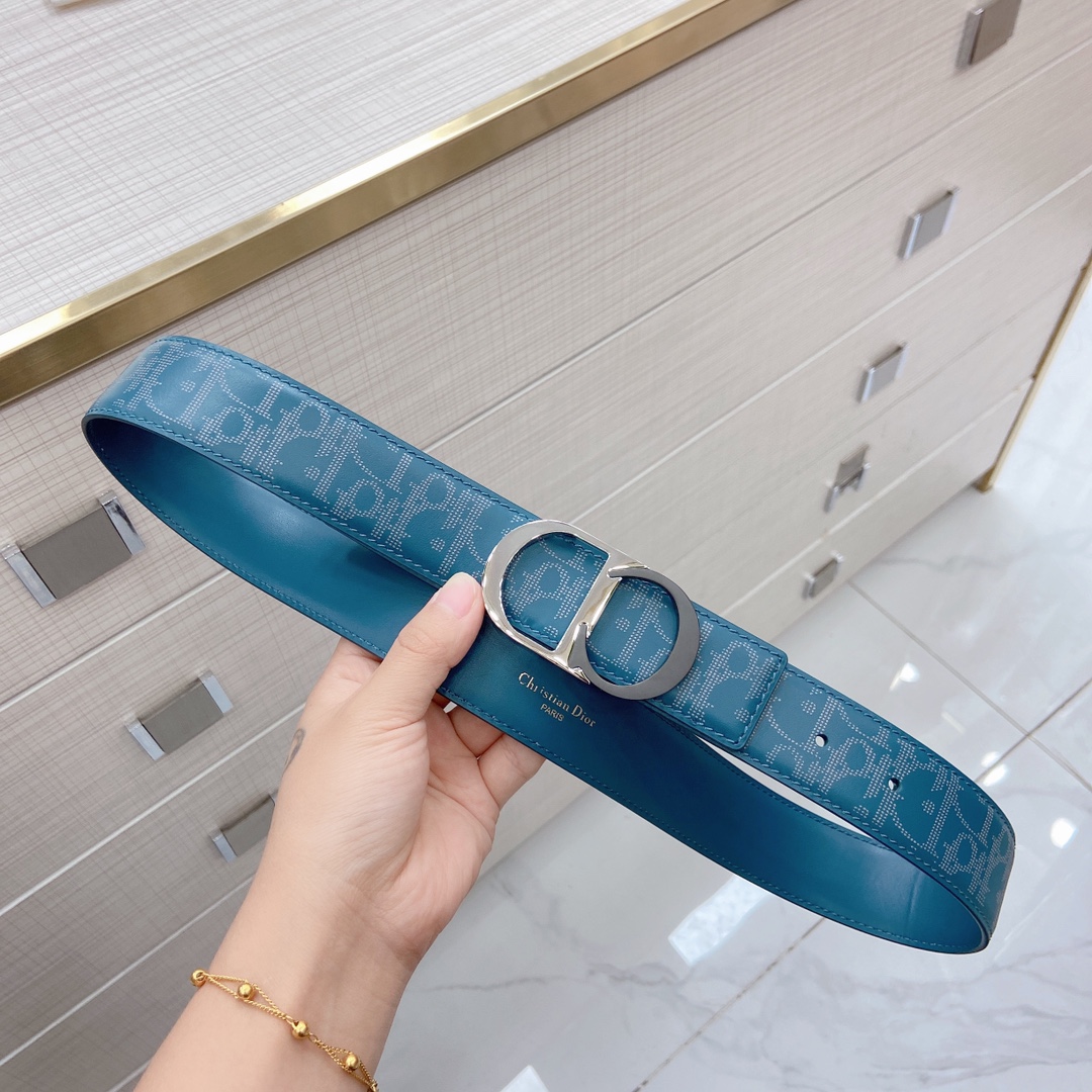 D*ior Belts Top Quality 34MM