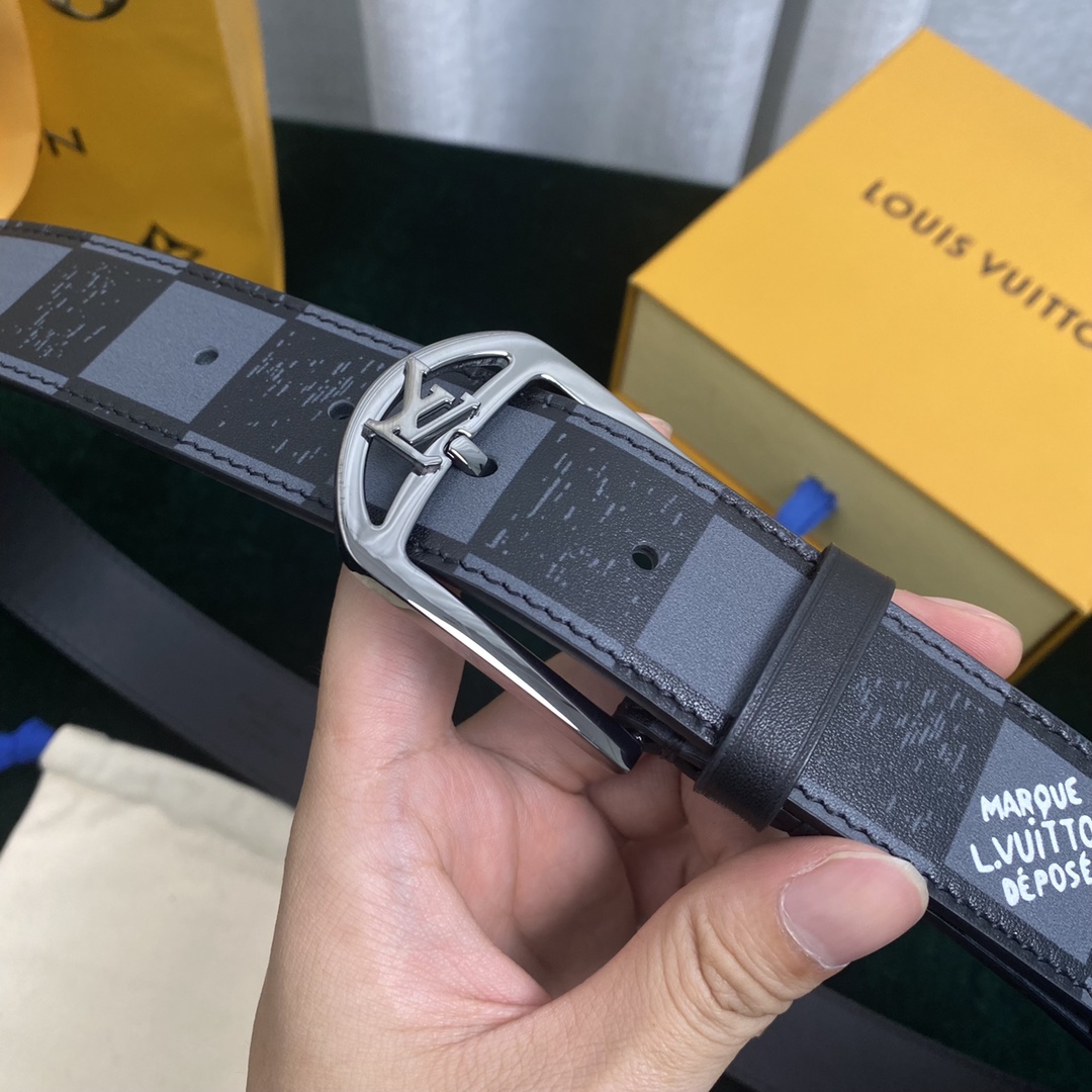 L*ouis V*uitton Belts Top Quality 35MM