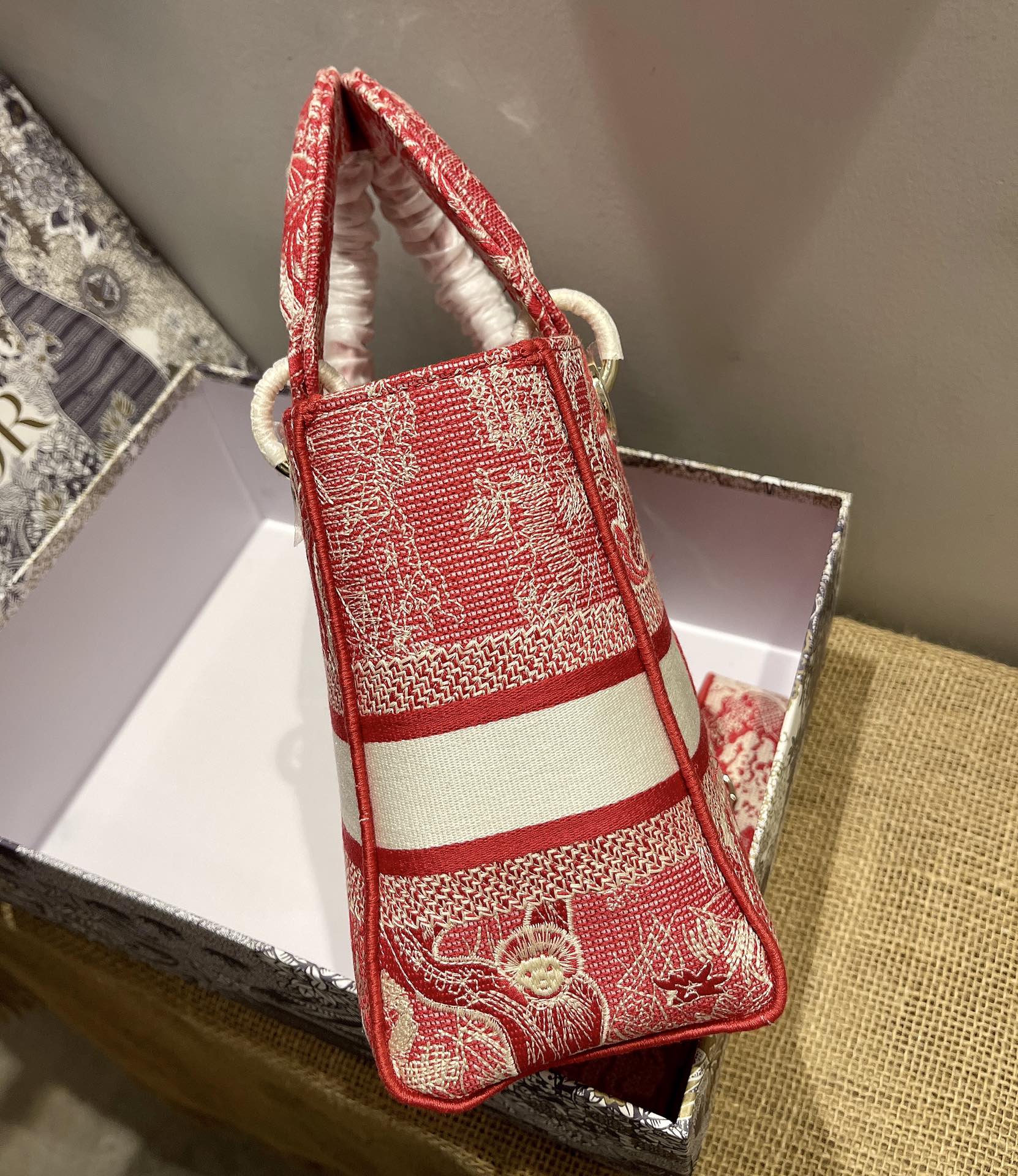 D*ior Top Bag 24*20*11cm