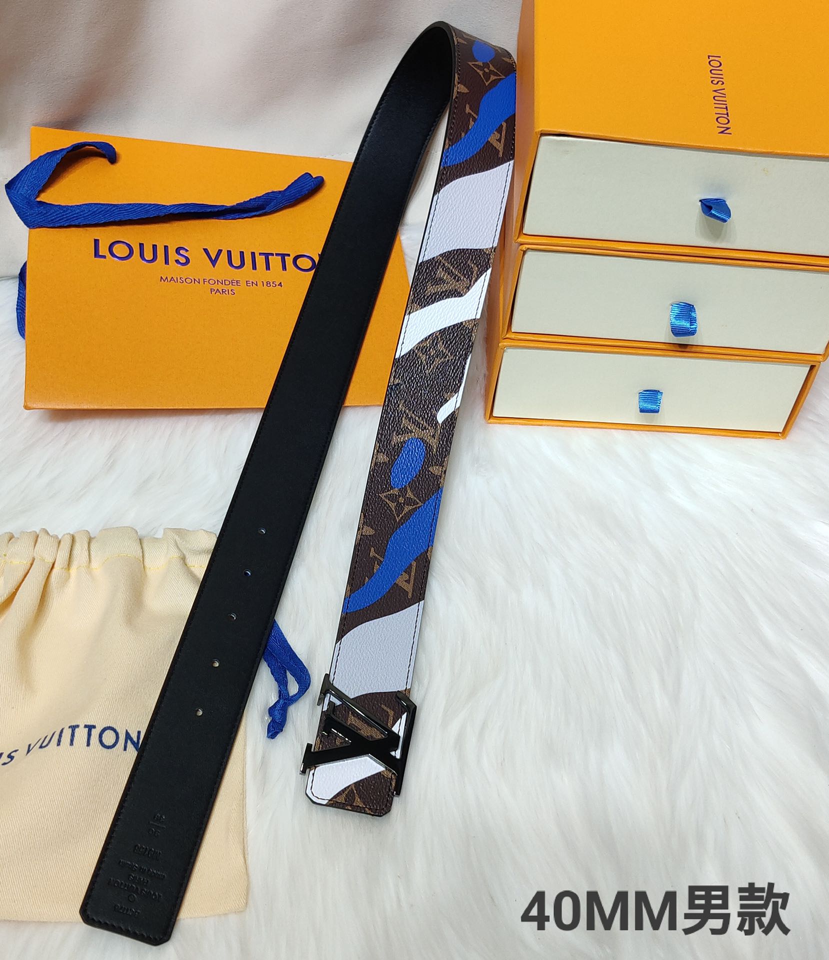 L*ouis V*uitton Belts Top Quality 40MM