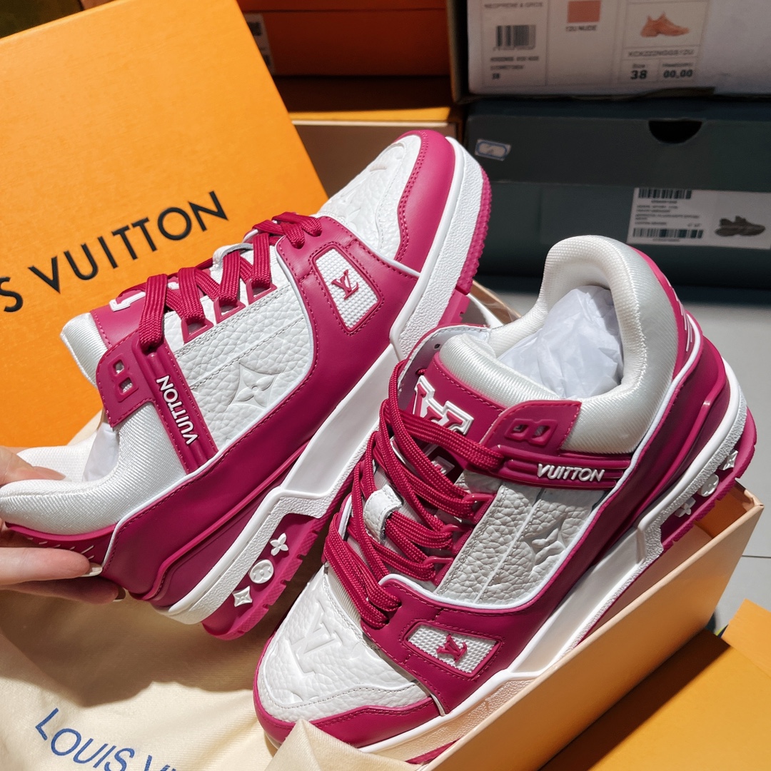 Women L*ouis V*uitton Top Sneakers