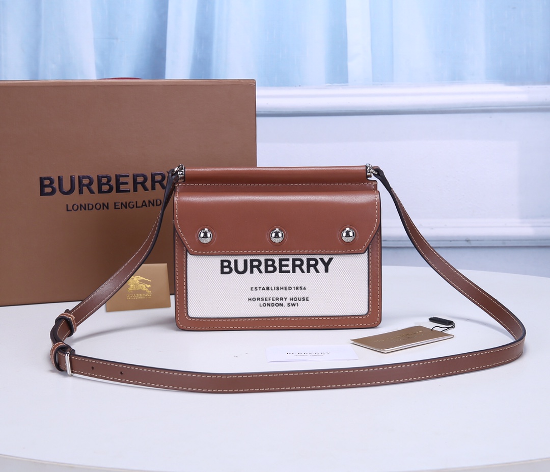 B*urberry Bag Top Quality 19*5*15cm