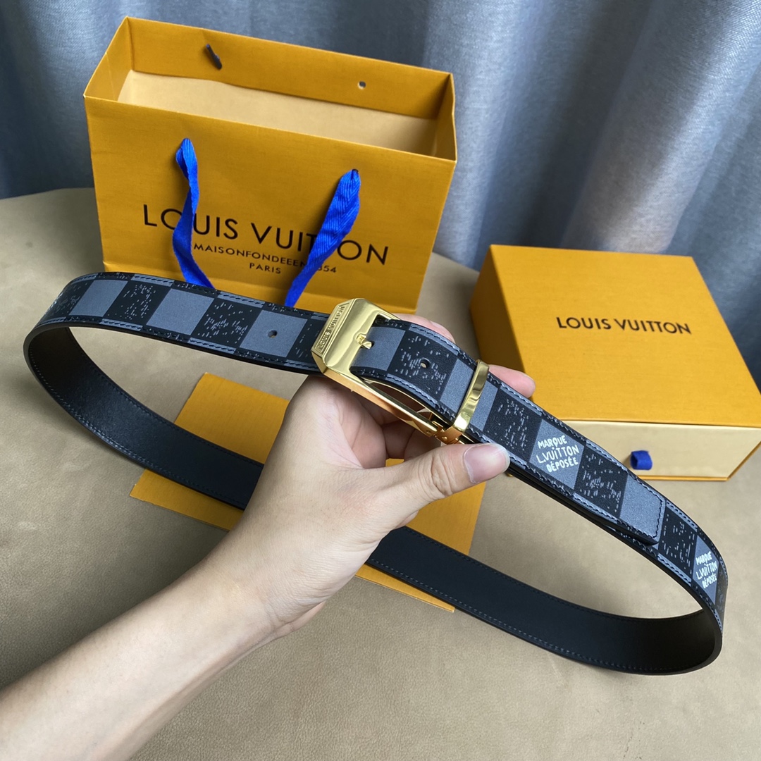 L*ouis V*uitton Belts Top Quality 35MM