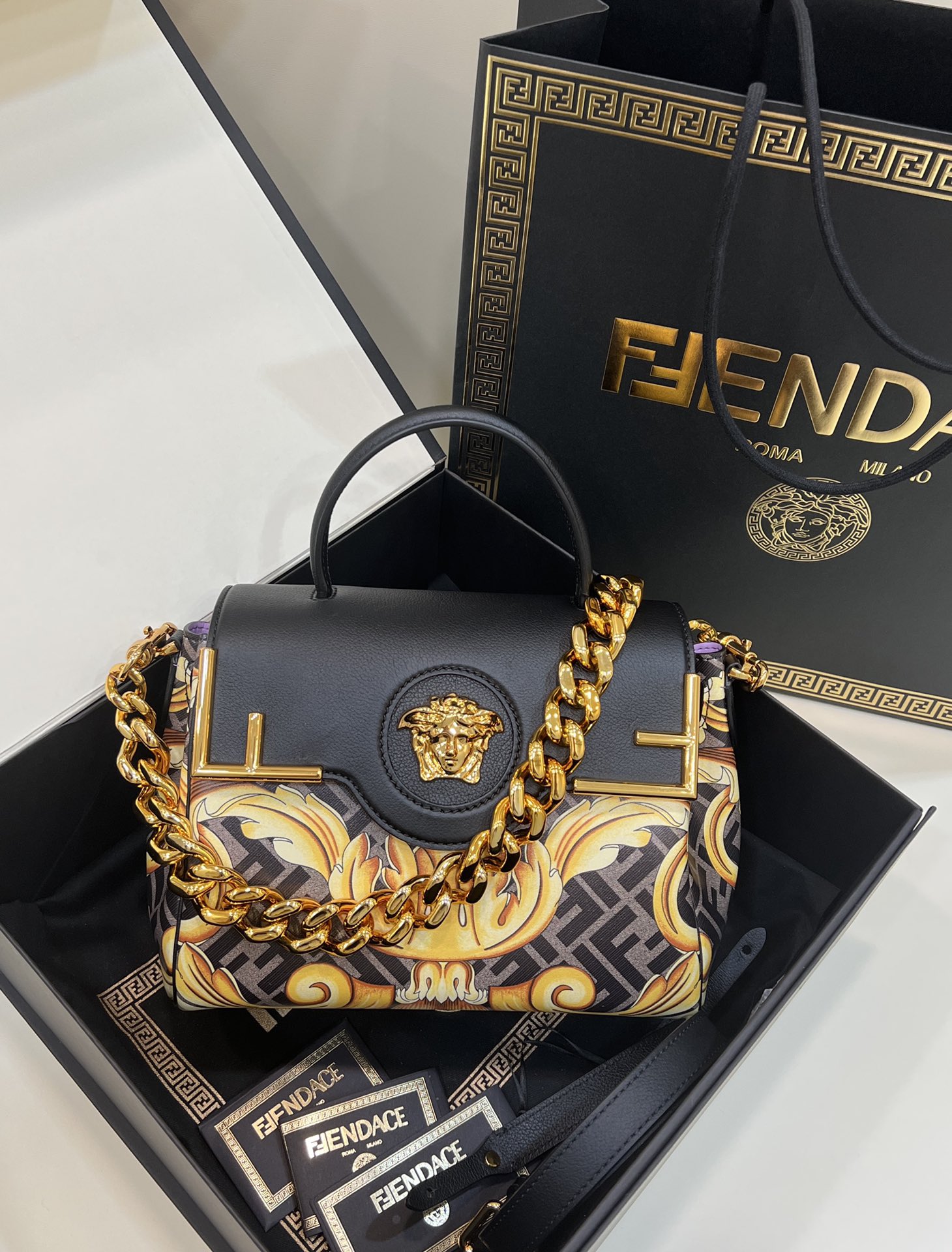 F*endi Bag Top Quality 25*15*22CM