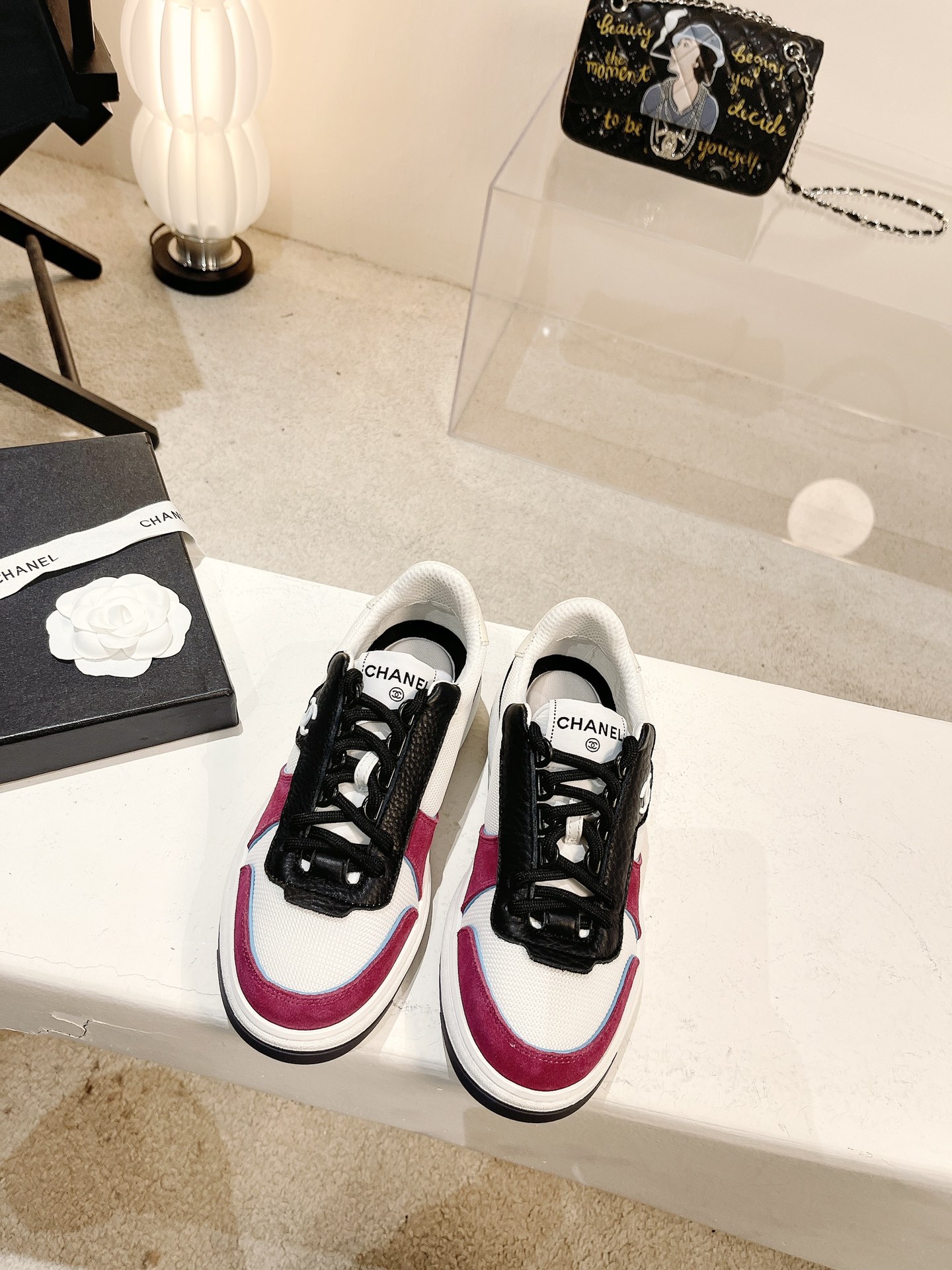 Women C*hanel Top Sneaker