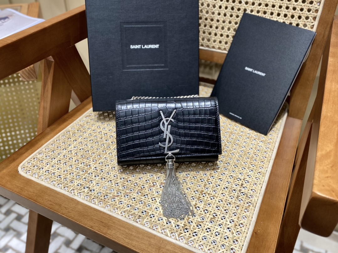 Y*SL Bag Top Quality 17*11.5*4.5 cm